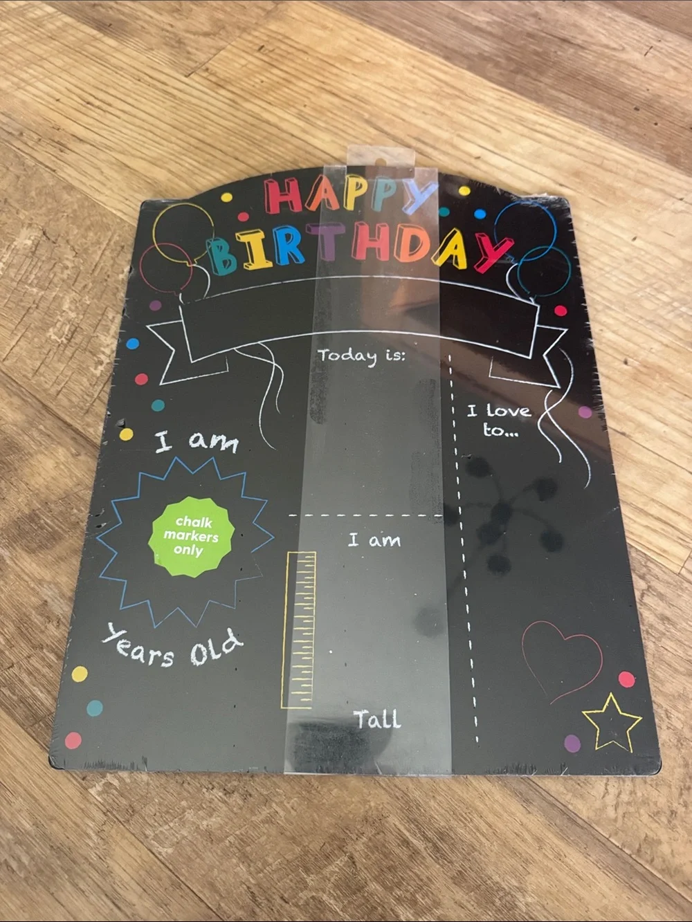 Lot of 4 Birthday, Milestone, and School Chalkboard Signs